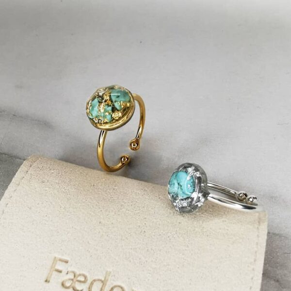 Bague Olympe avec turquoize